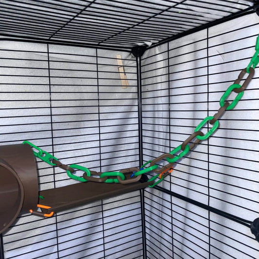 18" Sugar Glider Climbing C-link Connector Chain - Set of 2 & 4