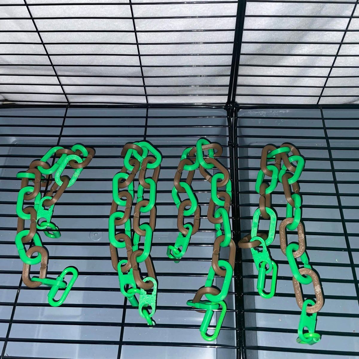 18" Sugar Glider Climbing C-link Connector Chain - Set of 2 & 4