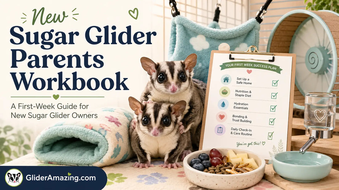 New Sugar Glider Parents Workbook: A First-Week Guide for New Sugar Glider Owners