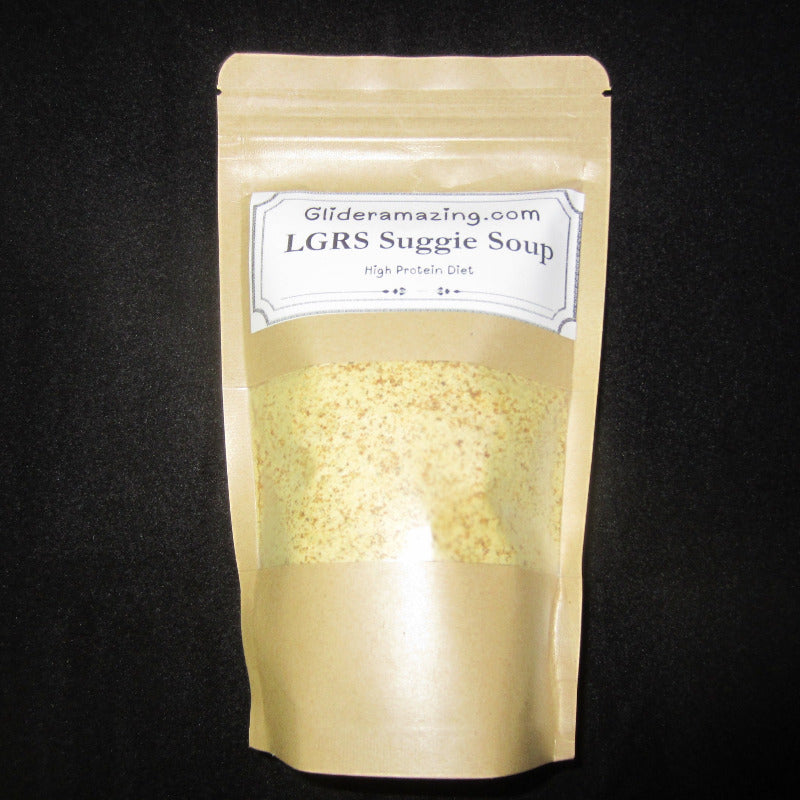 24 table spoons of LRGS Diet for Sugar gliders. This is a easy to make, high protein, trusted diet for sugar gliders. Buy Suggie Soup for healthy happy gliders.