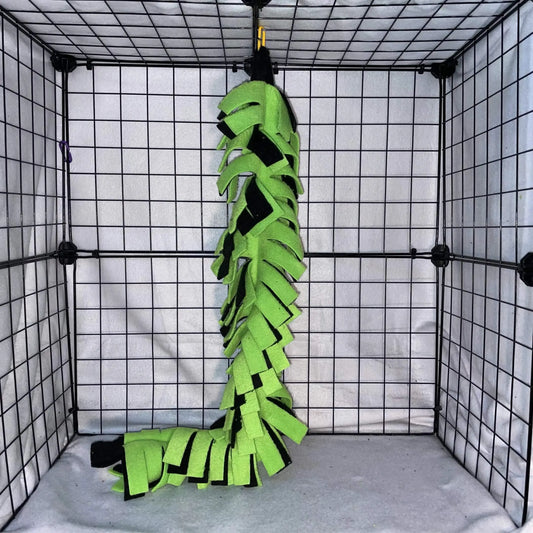 Fringed Fleece Climbing Vine, Sugar Glider Toy - For Fleece Cage Set
