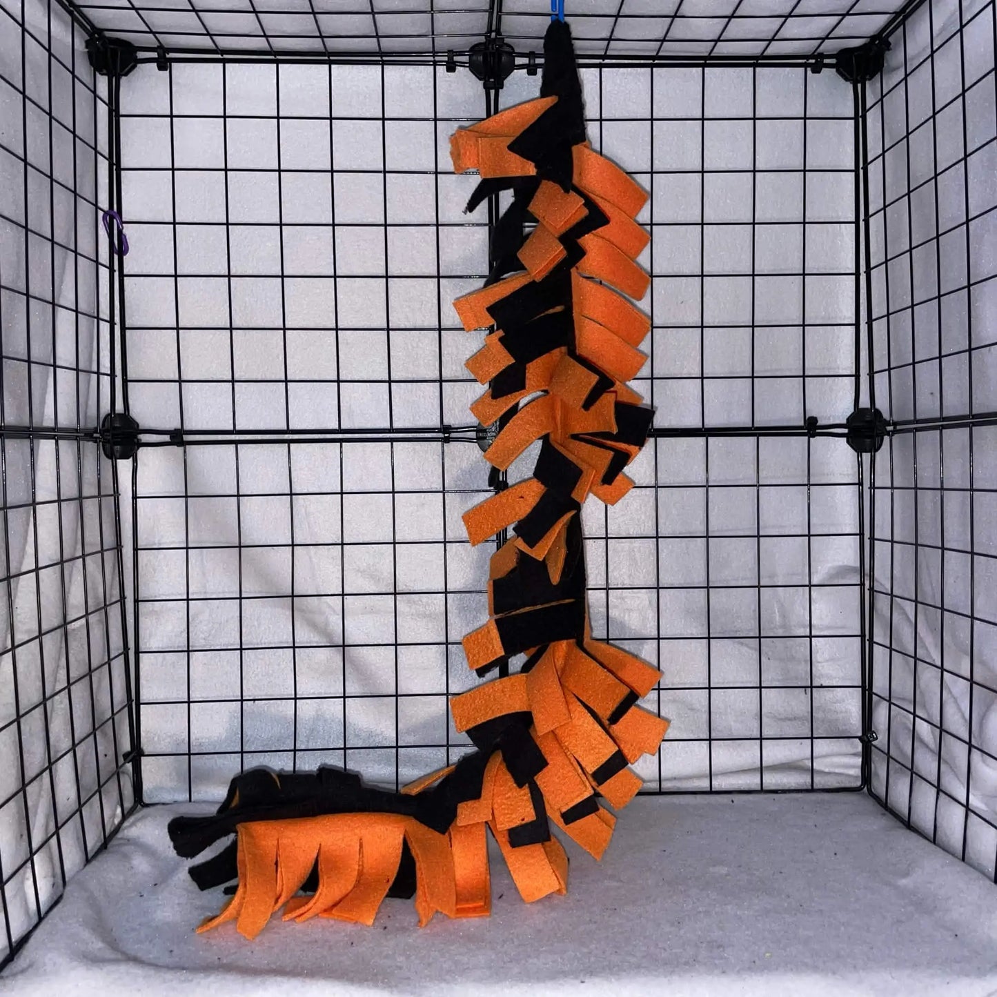 Fringed Fleece Climbing Vine, Sugar Glider Toy - For Fleece Cage Set