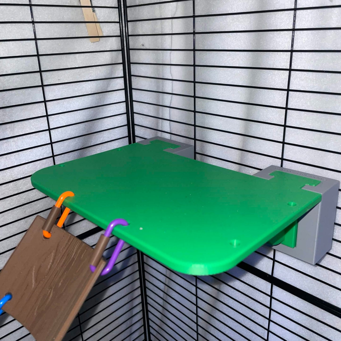 8"x 5" Wall-Mounted Sugar Glider Ledge Shelf