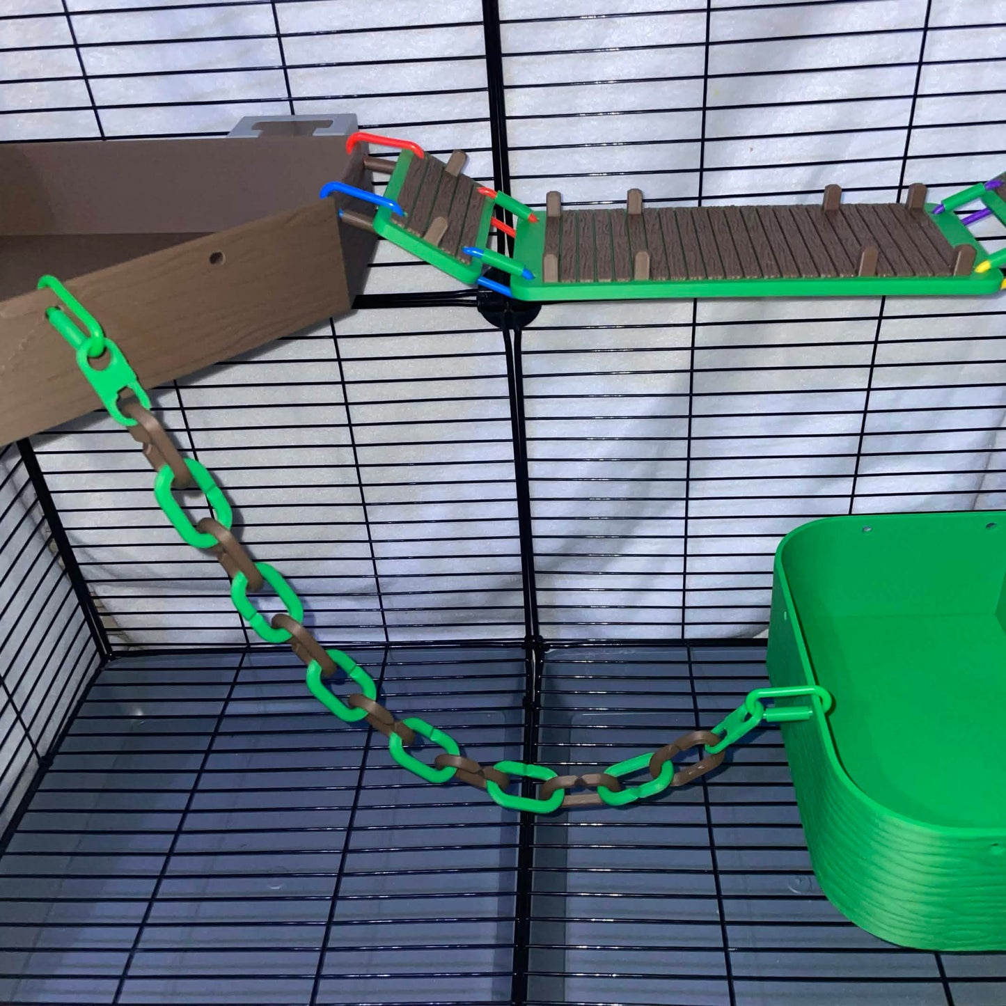 18" Sugar Glider Climbing C-link Connector Chain - Set of 2 & 4