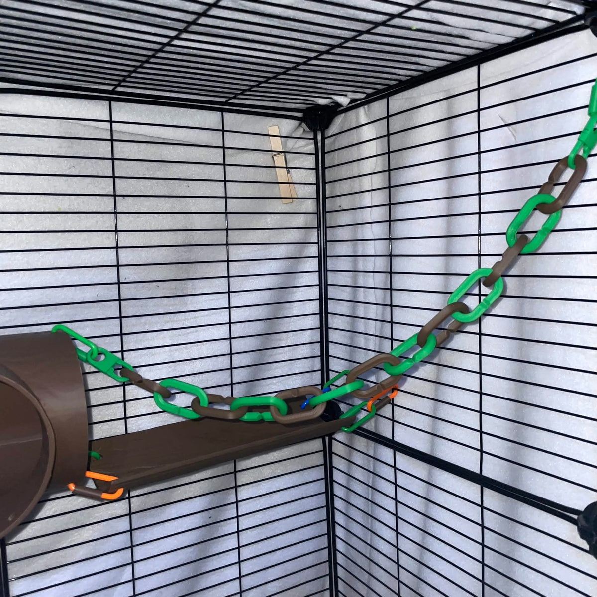 18" Sugar Glider Climbing C-link Connector Chain - Set of 2 & 4