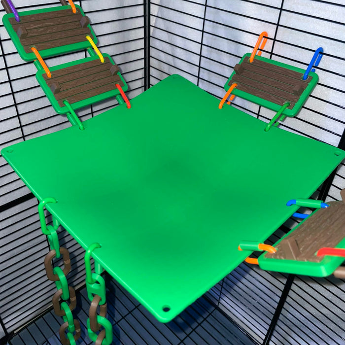 8.5" Hanging Sugar Glider and Rat Cage Hammock