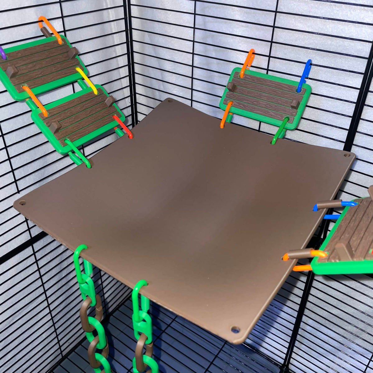8.5" Hanging Sugar Glider and Rat Cage Hammock